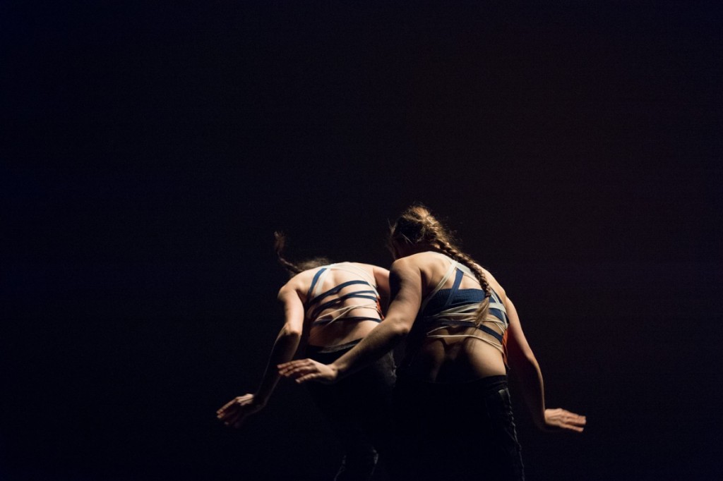 Eloise DeLuca and Nicole Von Arx in "Doubling (excerpt)" by Loni Landon. Photo by Corey Melton.