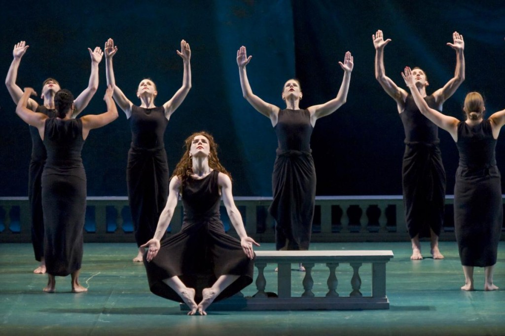 Dancers with Mark Morris Dance Group perform PurcellÕs opera "Dido and Aeneas" at the Irvine Barclay Theatre in Irvine on Friday. Photo by Joshua Sudock Picture made at the Irvine Barclay Theatre in Irvine on Friday, May 15, 2015.