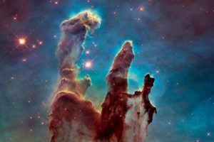 Hubble Telescope photograph “Pillars of Creation” 